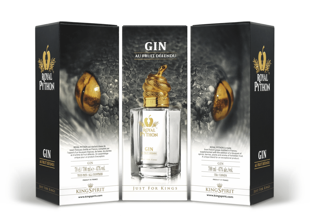 Gin Haut de Gamme Gin Royal Pyton de Kingspirit